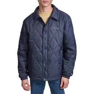 Champion Men’s Diamond Quilted Active Coaches Jacket(Peacoat)