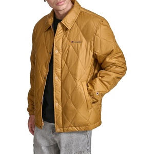 Champion Men’s Diamond Quilted Active Coaches Jacket(Tobacco)