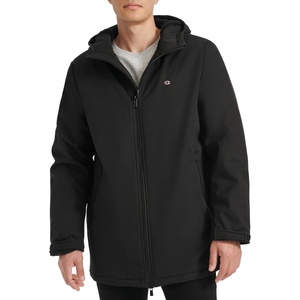 Champion Men’s Mid-length Soft Shell Performance Jacket With Sherpa Lining(Black)