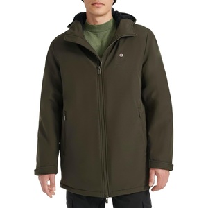Champion Men’s Mid-length Soft Shell Performance Jacket With Sherpa Lining(Forest Night)