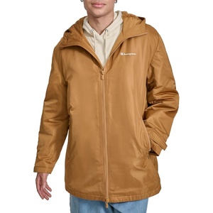 Champion Men’s Sherpa Lined Mid-length Sideline Jacket With Hood(Tobacco)