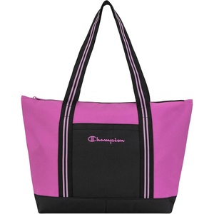 Champion Varsity Tote, Medium Brown, OS(Our Favorite Fuchsia)