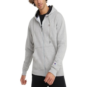 Champion mens Zip-up Hoodie, Comfortable Zip-up Hoodie Sweatshirt for Men (Reg. Or Big & Tall)(Oxford Gray – C Logo)