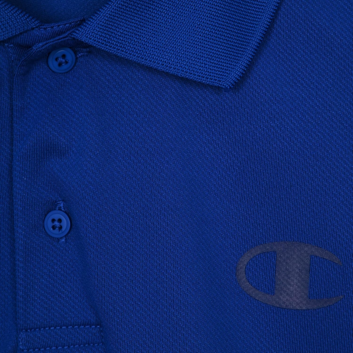image:imageChampion Boys Athletic Short Sleeve Polo Shirt with Moisture Wicking Stretch FabricBlue Surf