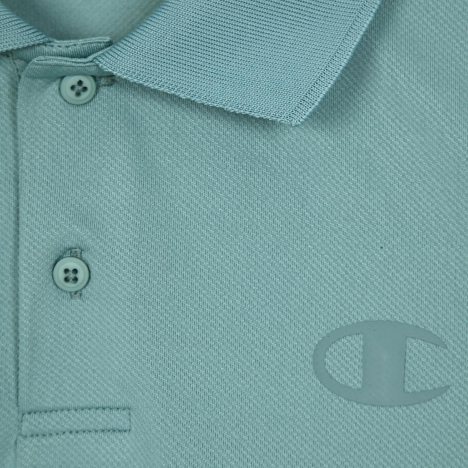 image:imageChampion Boys Athletic Short Sleeve Polo Shirt with Moisture Wicking Stretch FabricMineral Blue