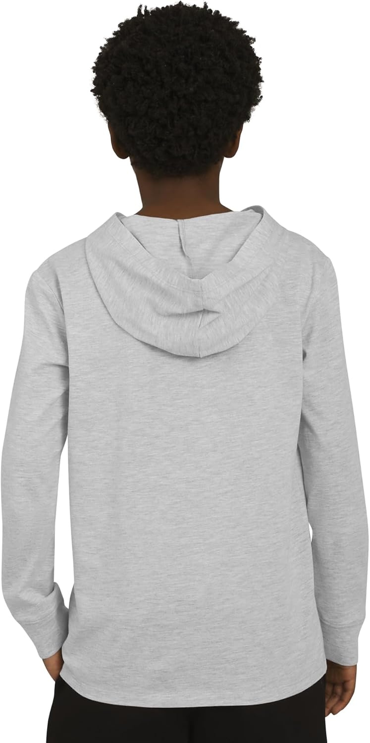 image:imageChampion Boys Boys Long Sleeve Hooded ShirtClean Grey