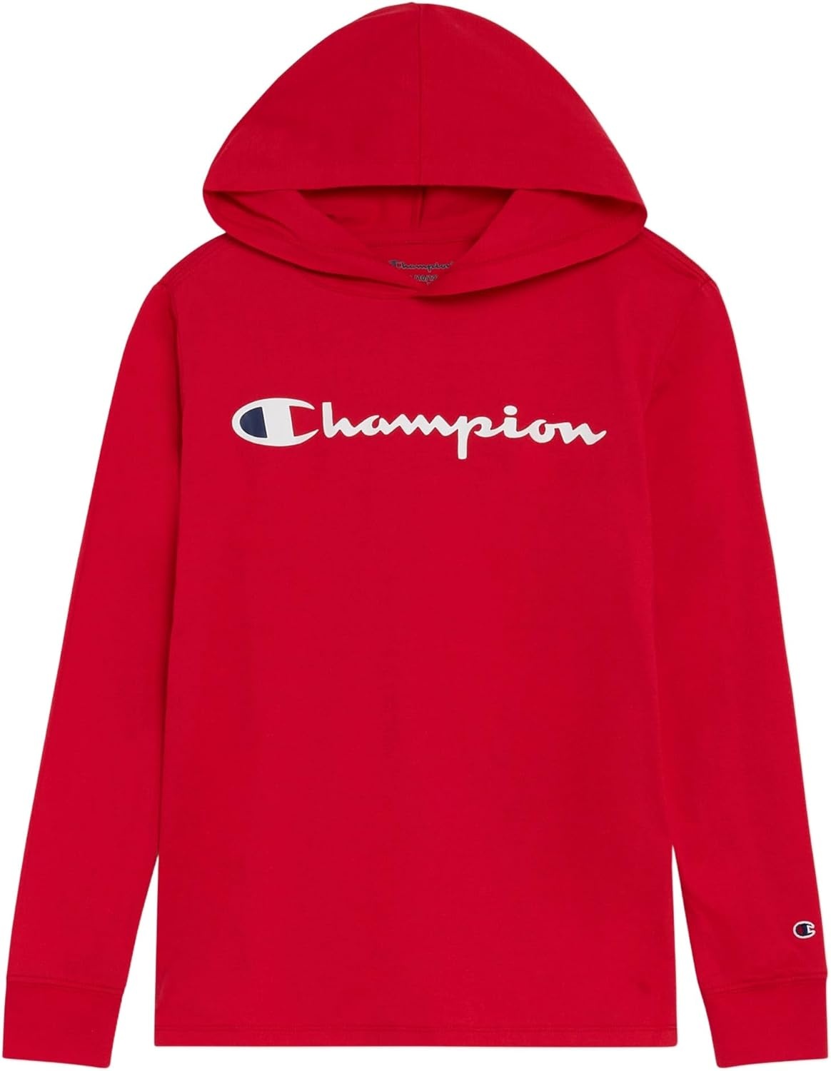 image:imageChampion Boys Boys Long Sleeve Hooded ShirtLychee Red
