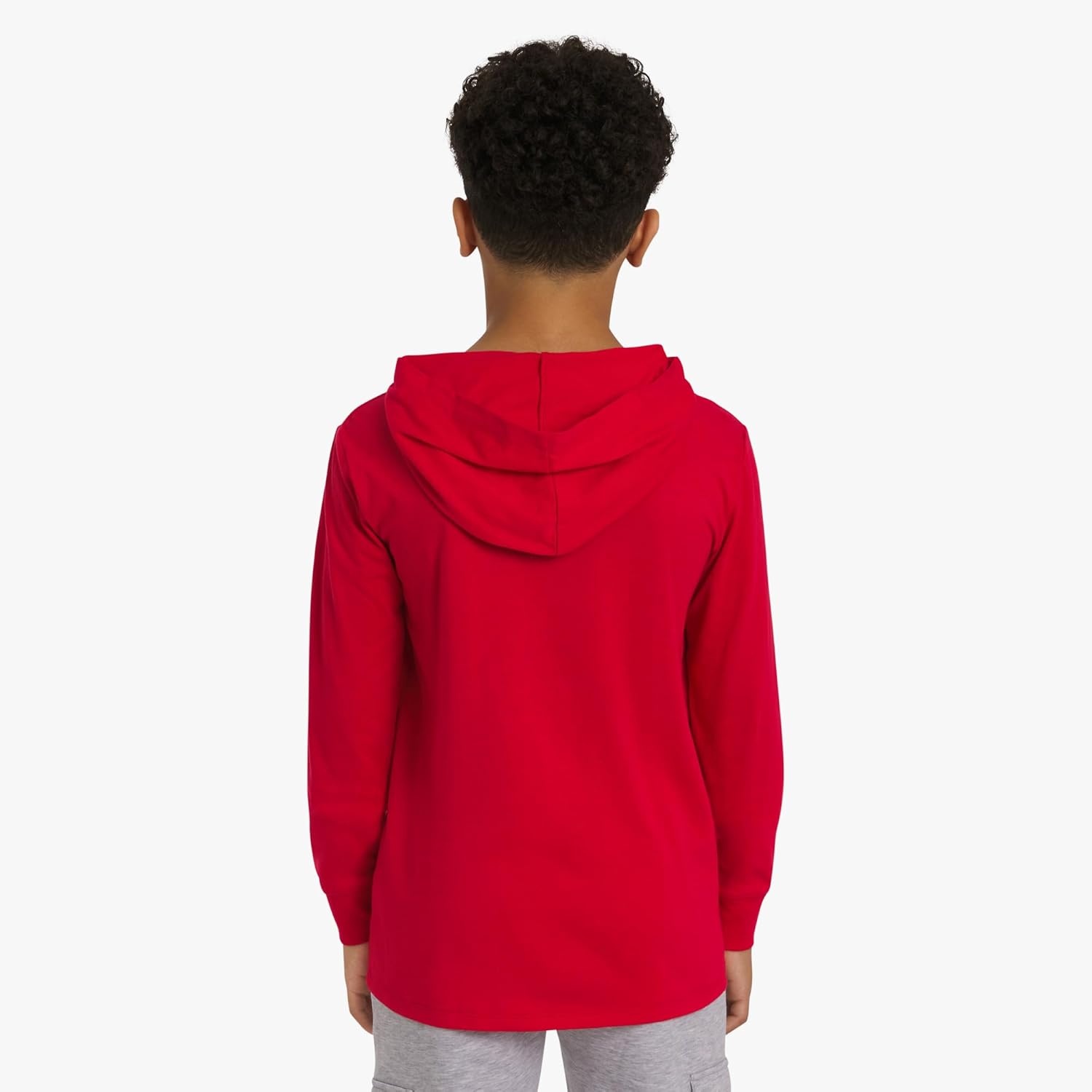 image:imageChampion Boys Boys Long Sleeve Hooded ShirtLychee Red