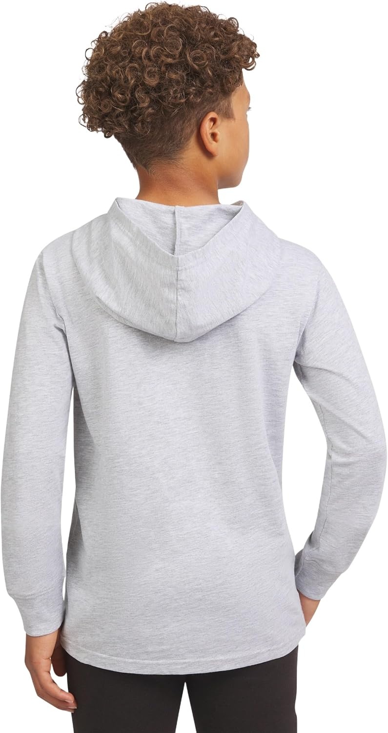 image:imageChampion Boys Boys Long Sleeve Hooded ShirtSignature Gray Heather