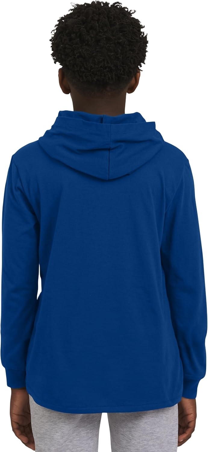 image:imageChampion Boys Boys Long Sleeve Hooded ShirtSignature Limoges Blue