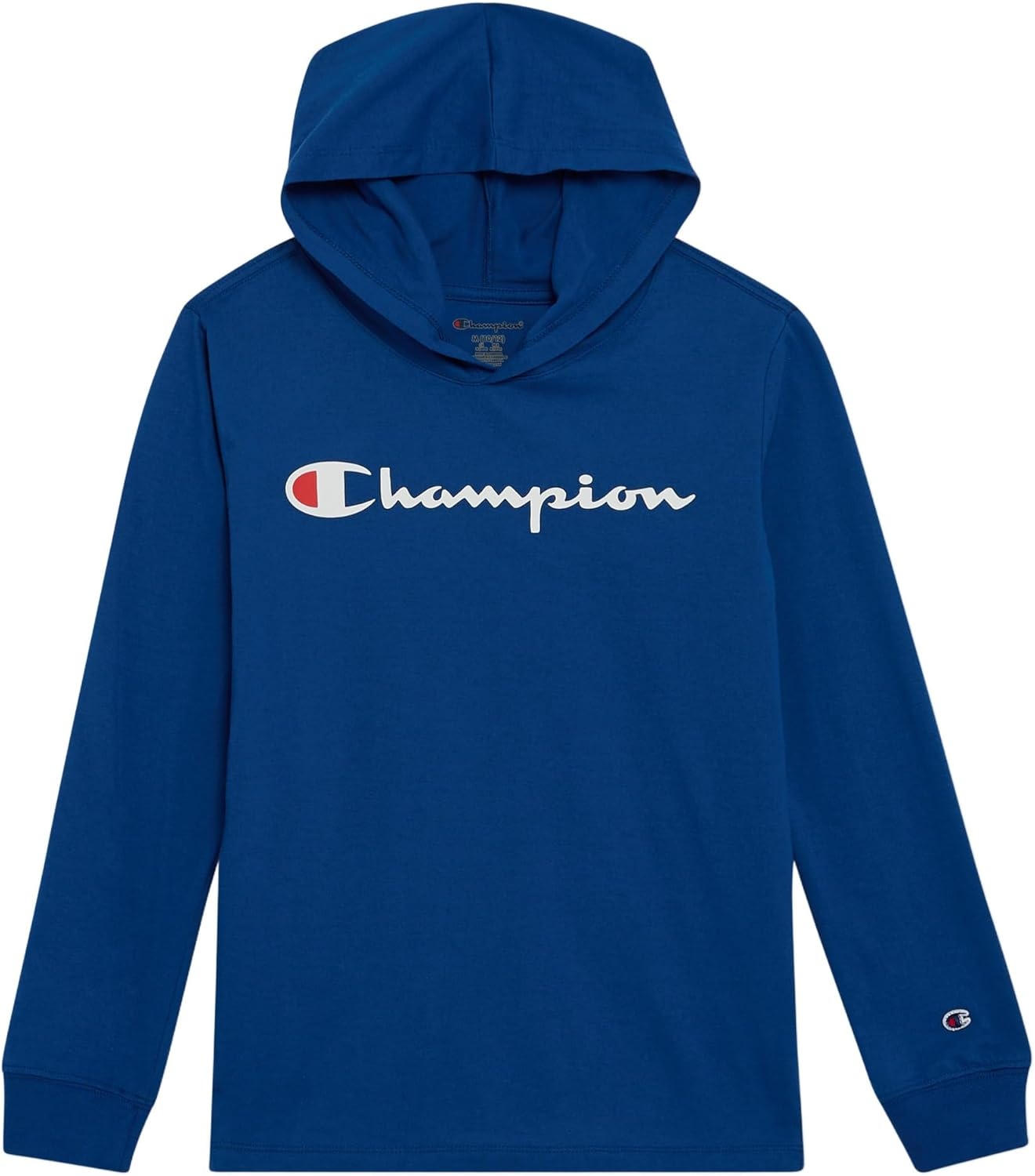 image:imageChampion Boys Boys Long Sleeve Hooded ShirtSignature Limoges Blue