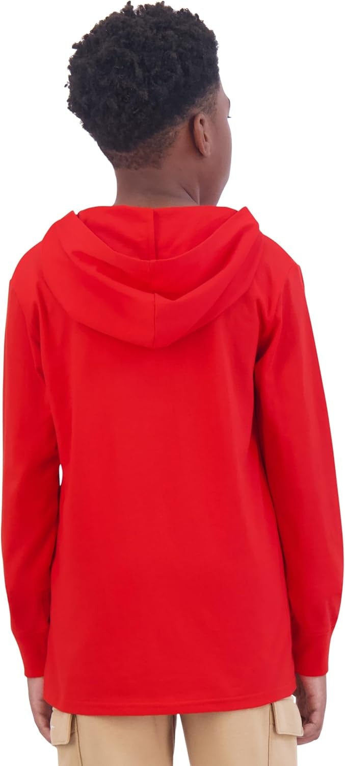 image:imageChampion Boys Boys Long Sleeve Hooded ShirtSignature Lychee Red