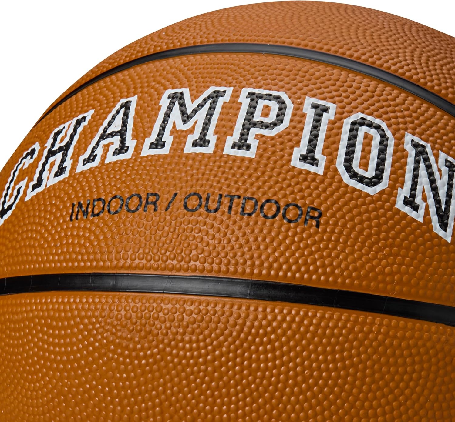 image:imageChampion Downtown Basketball Durable Rubber Cover with Deep Channels for Better Control AntiBurst Butyl Bladder Includes Ball Pump for IndoorOutdoor PlayCLASSIC