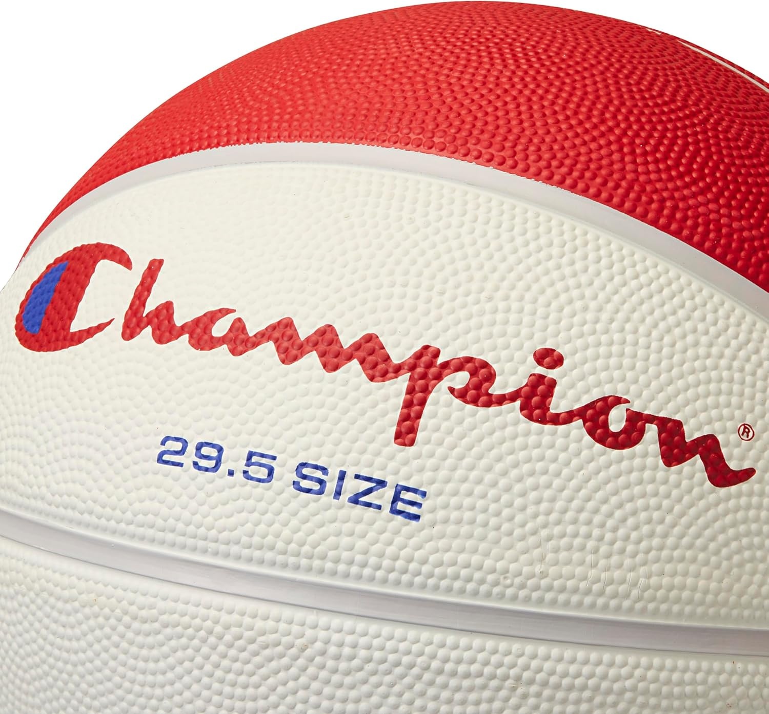 image:imageChampion Downtown Basketball Durable Rubber Cover with Deep Channels for Better Control AntiBurst Butyl Bladder Includes Ball Pump for IndoorOutdoor PlayREDWHITEBLUE