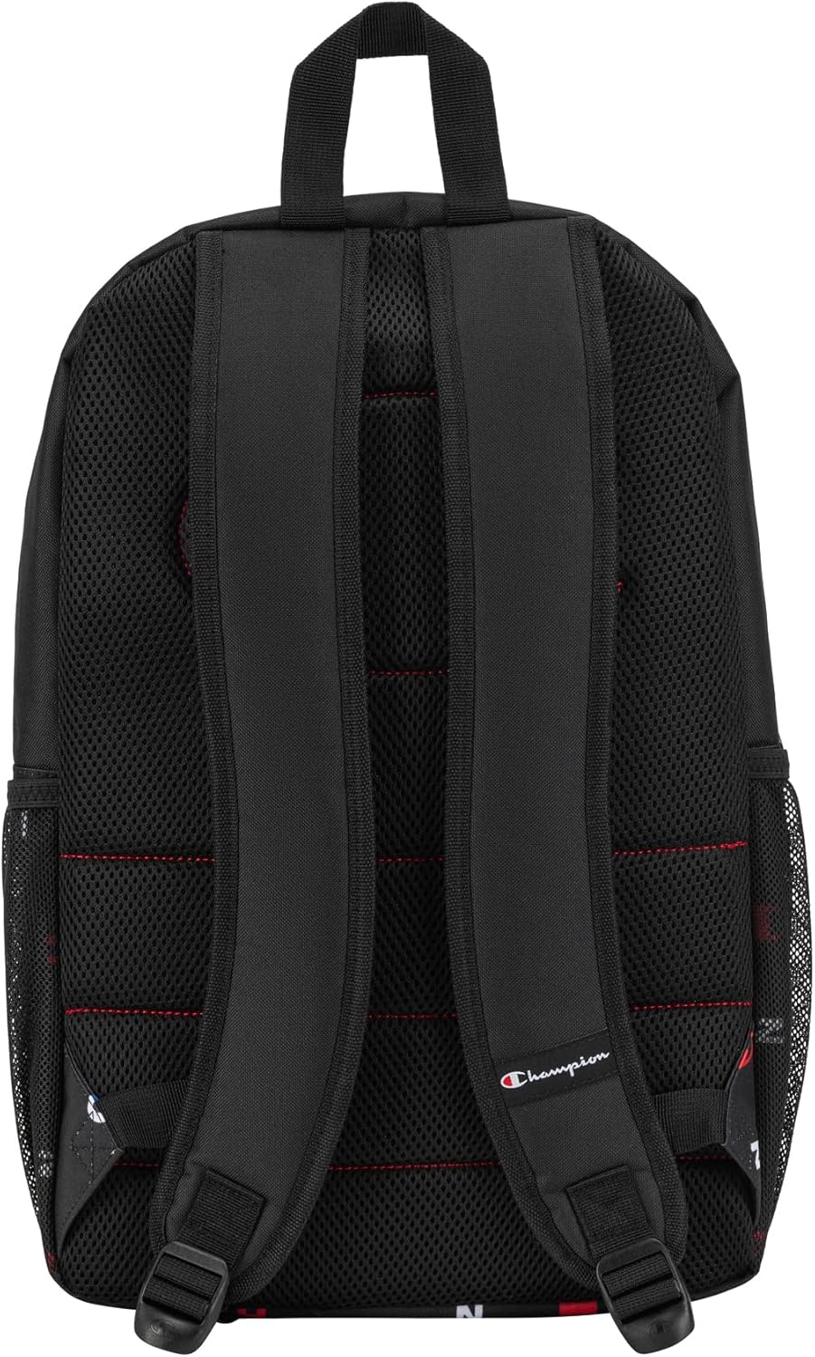 image:imageChampion Kids Merit Backpack with Padded Straps Water Bottle Pocket and Laptop Compartment for Daily Use GreyWhite One SizeBlack Combo