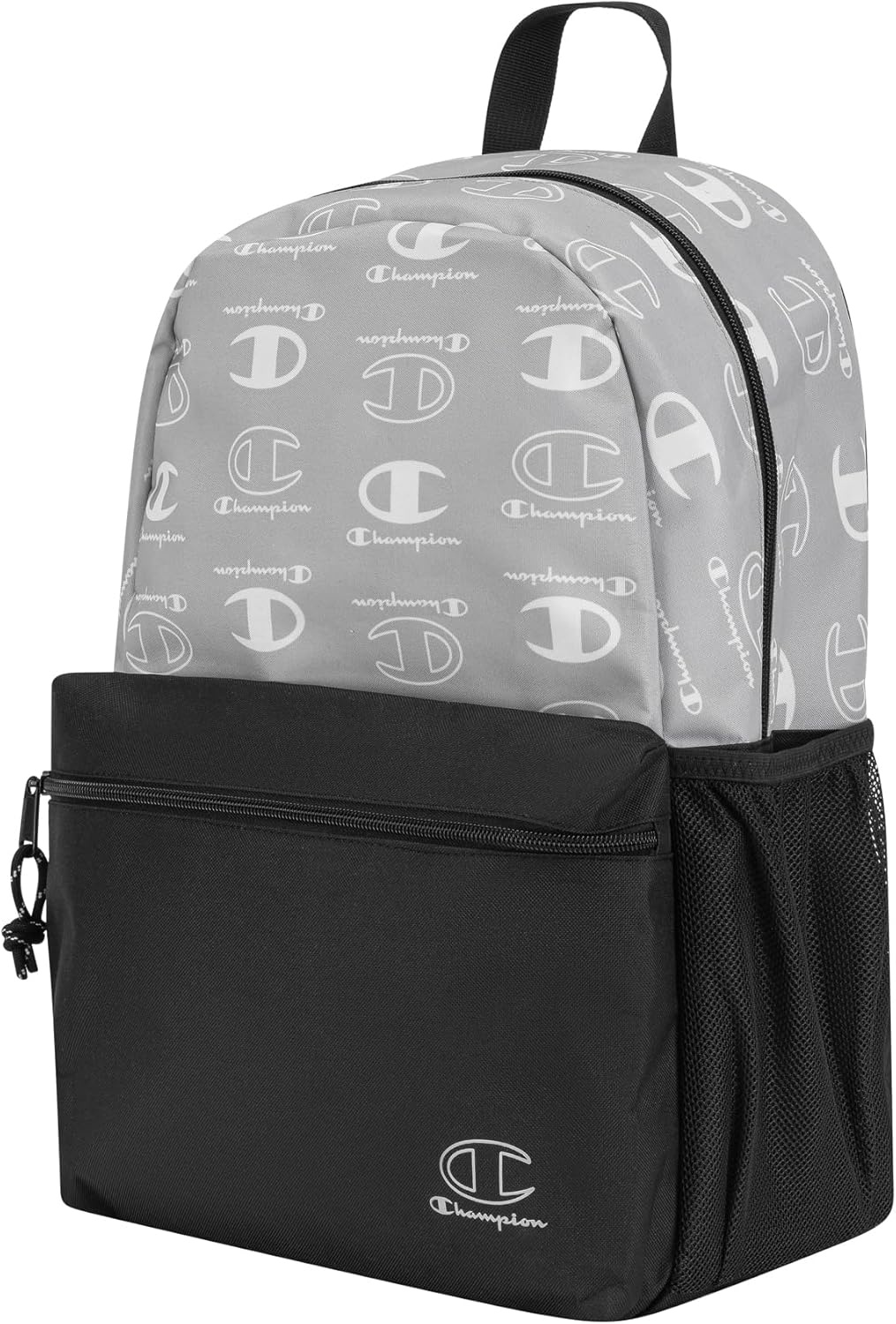 image:imageChampion Kids Merit Backpack with Padded Straps Water Bottle Pocket and Laptop Compartment for Daily Use GreyWhite One SizeGreyWhite