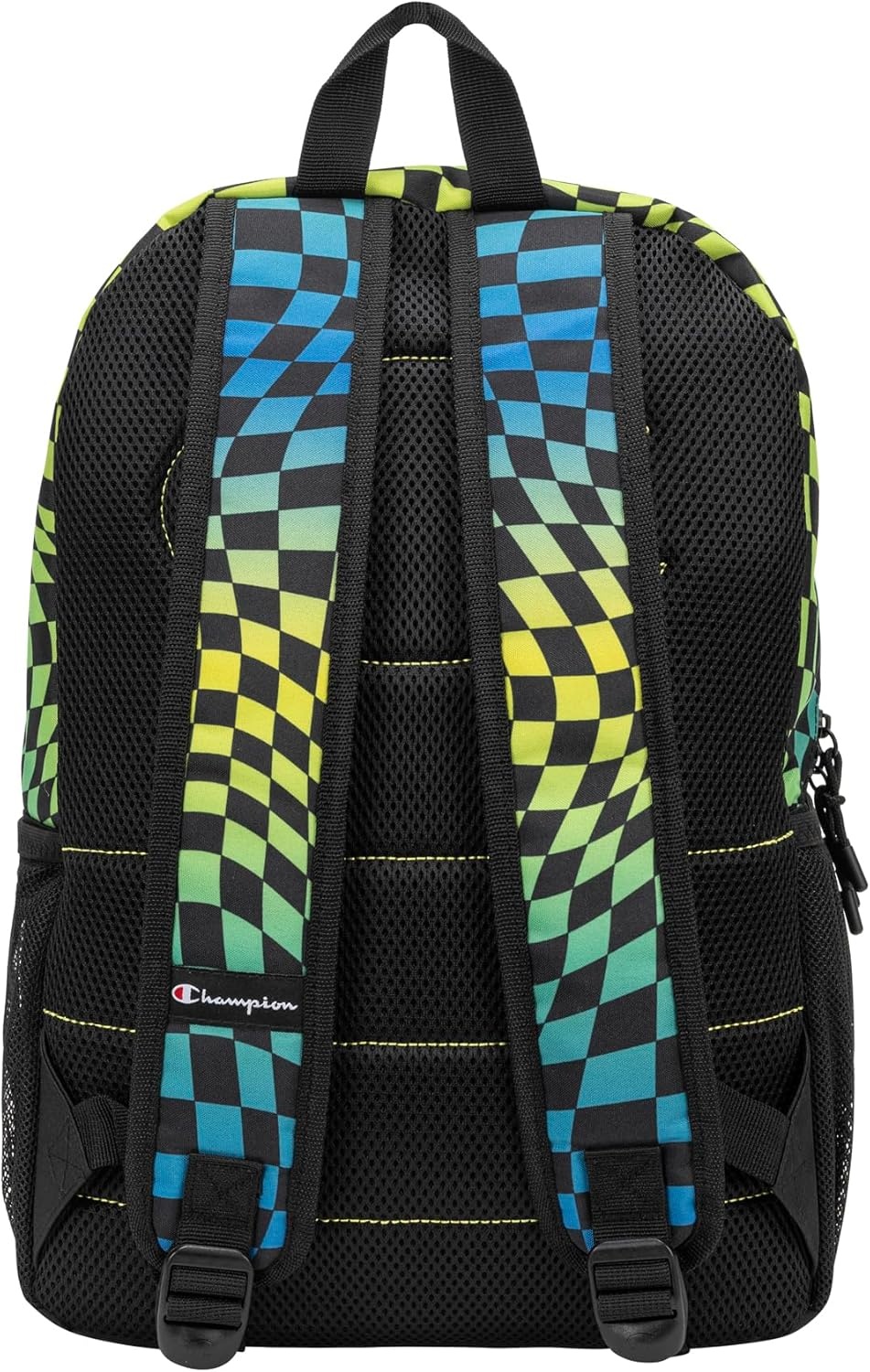 image:imageChampion Kids Mode 2Piece Backpack and Insulated Lunch Box Combo Set with Laptop Compartment Padded Straps Water Bottle Pocket for Daily Use Mykonos BlueBlackSulfur Spring One Size