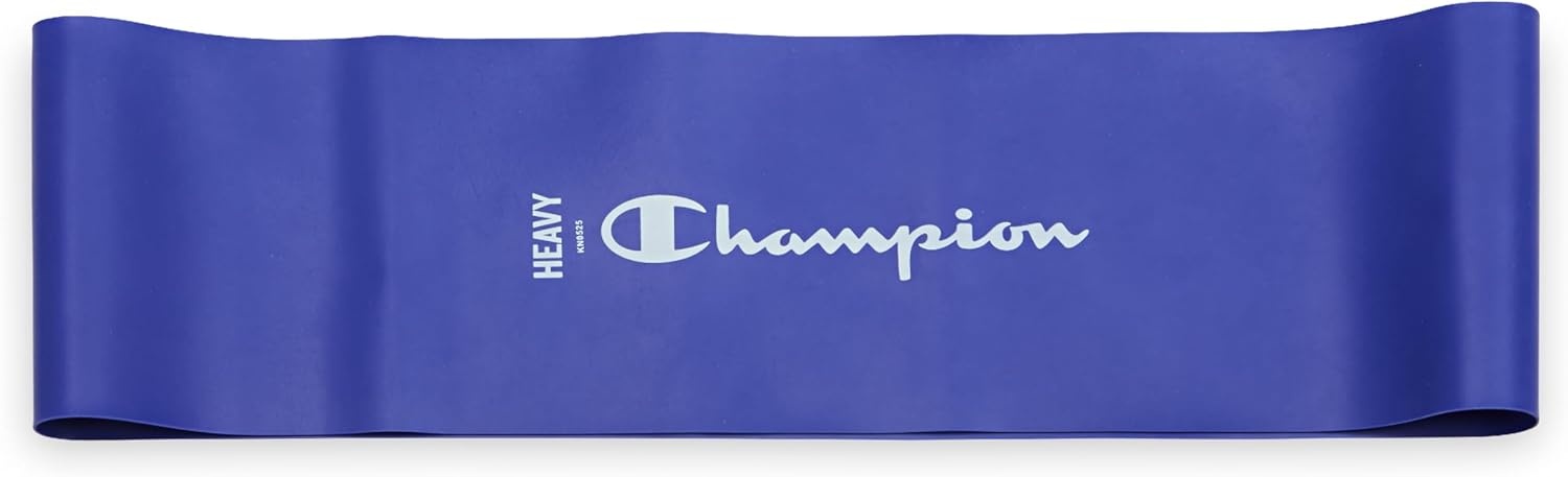 image:imageChampion Loop Resistance Bands 3Pack GreyRedBlue LightMediumHeavy OdorFree 4 Rubber Latex Exercise Bands for Strength Training and Physical Therapy Includes Exercise Guide