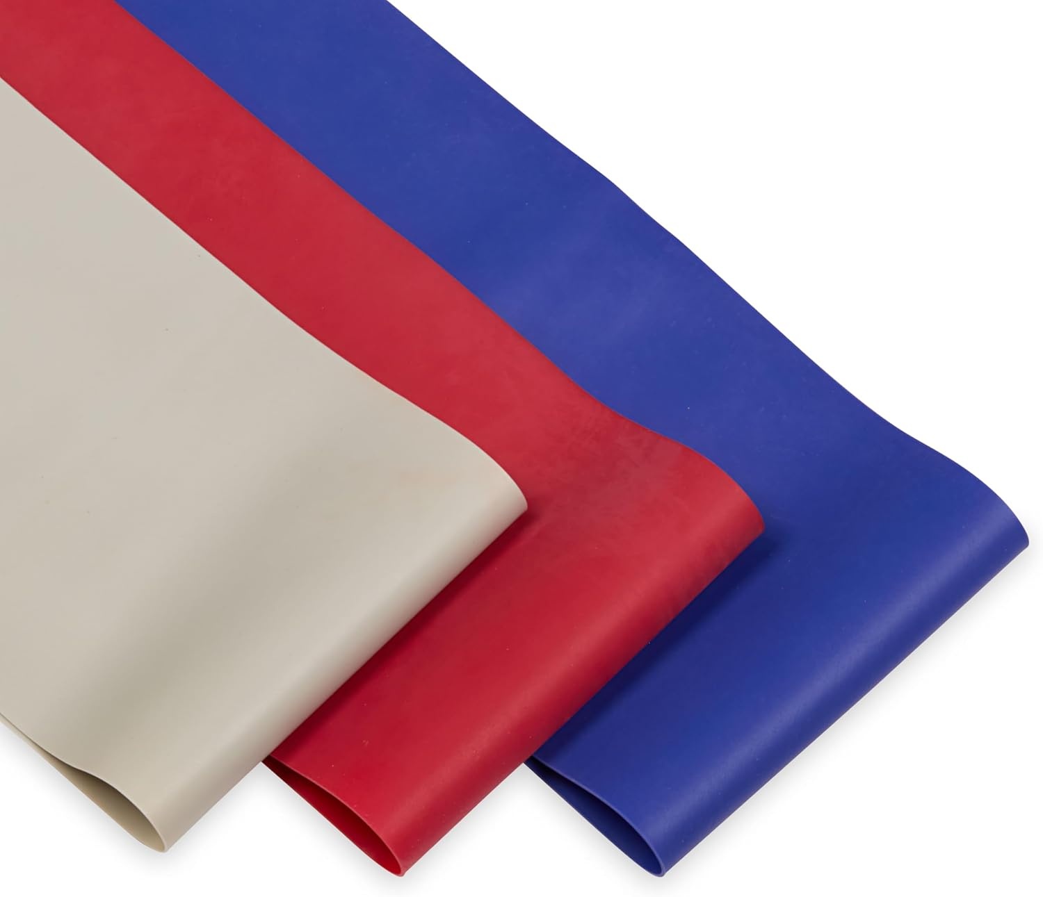 image:imageChampion Loop Resistance Bands 3Pack GreyRedBlue LightMediumHeavy OdorFree 4 Rubber Latex Exercise Bands for Strength Training and Physical Therapy Includes Exercise Guide