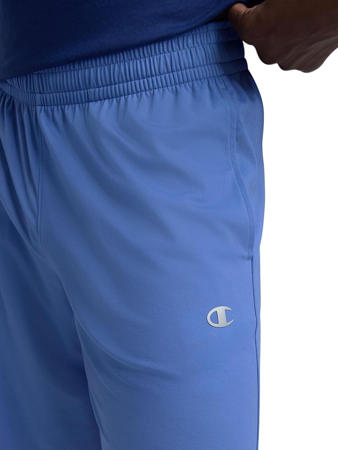 image:imageChampion Mens 10 Sport Knit Shorts Slim Fit LightweightCoastal Fjord C Logo