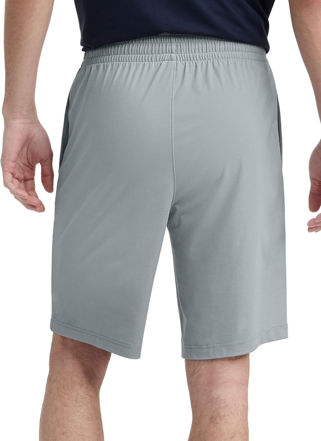 image:imageChampion Mens 10 Sport Knit Shorts Slim Fit LightweightQuarry C Logo