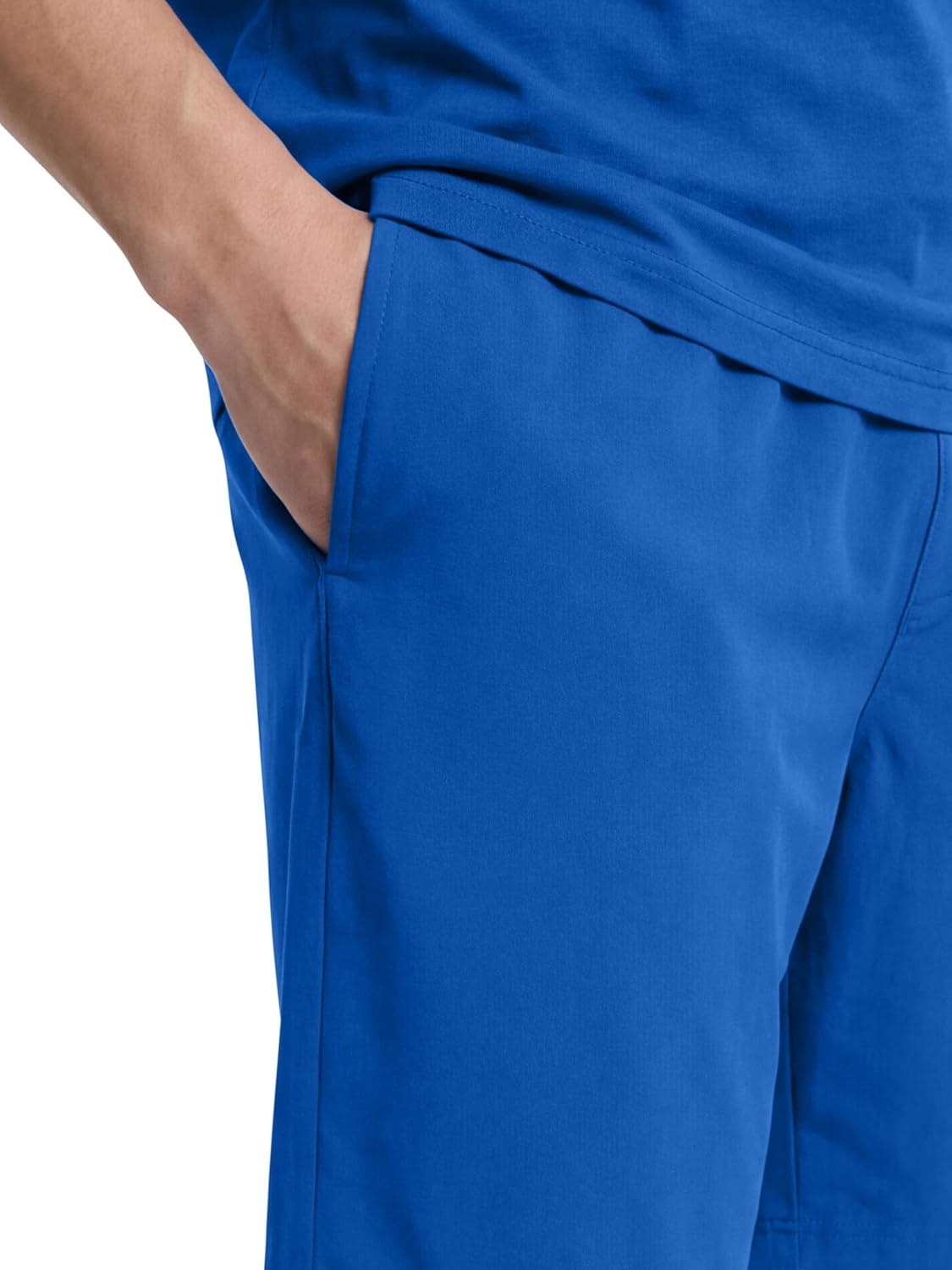 image:imageChampion Mens 7 Sport Knit Shorts Slim Fit LightweightNebulas Blue C Logo