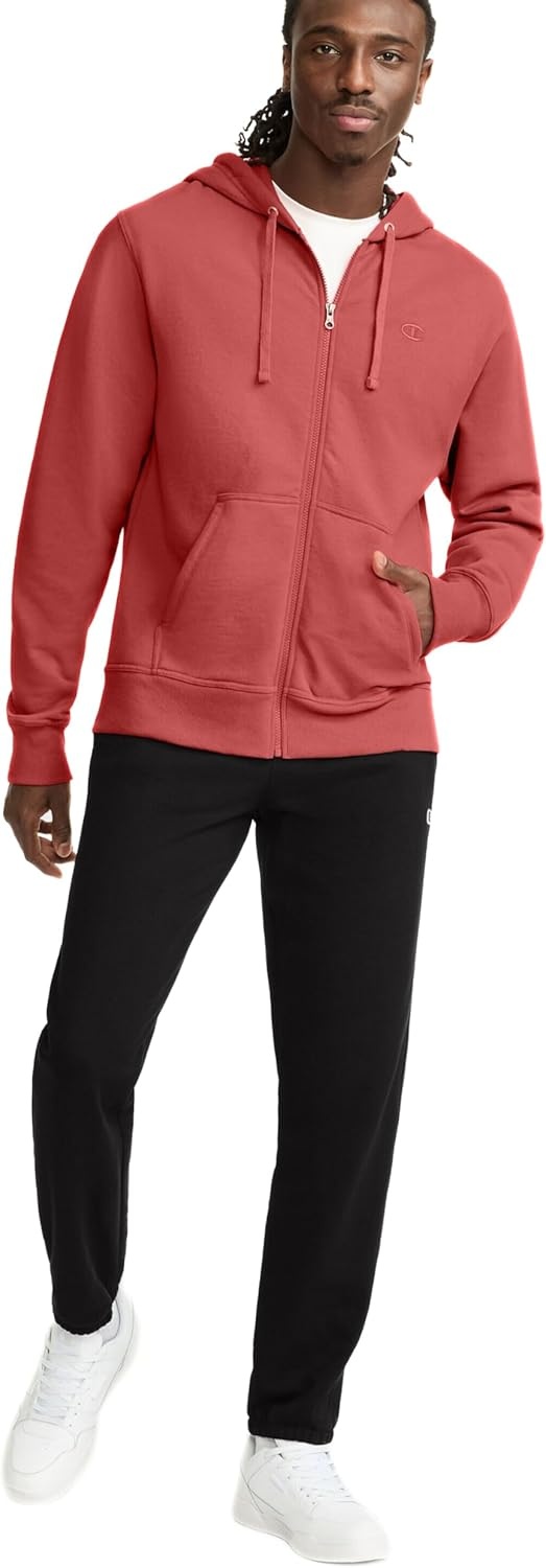image:imageChampion Mens CinchedBottom Lounge Pants Standard Fit Lightweight Available in Regular and Big amp TallBlack C Logo