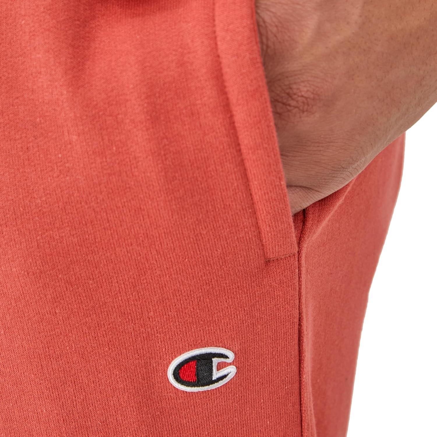 image:imageChampion Mens CinchedBottom Lounge Pants Standard Fit Lightweight Available in Regular and Big amp TallPicante Pink C Patch Logo