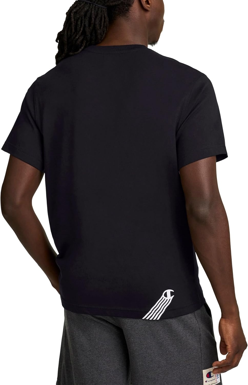image:imageChampion Mens Classic Graphic Short Sleeve TShirt Standard Fit Modern Retro Gothic 19 GraphicBlack Champion 1919