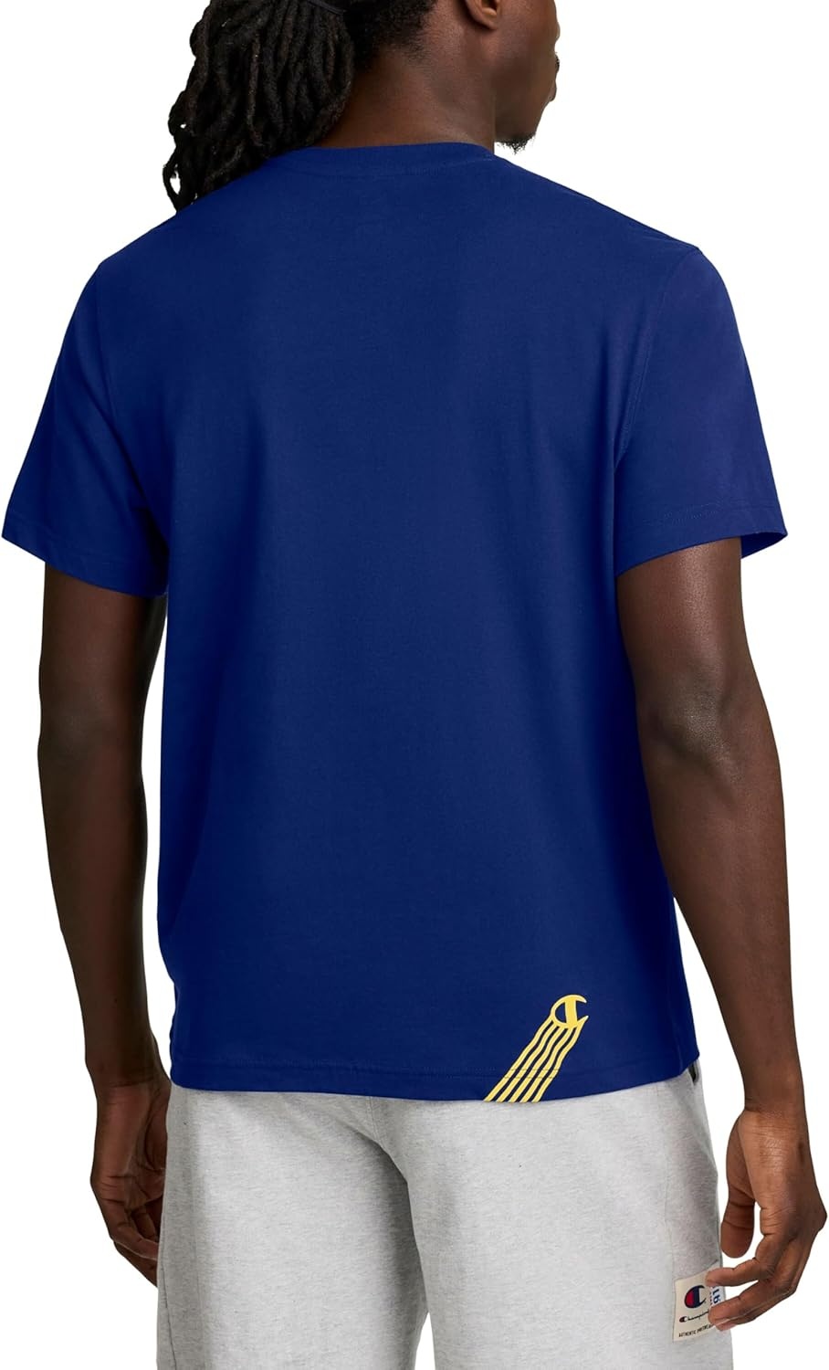 image:imageChampion Mens Classic Graphic Short Sleeve TShirt Standard Fit Modern Retro Gothic 19 GraphicBlue Depths Champion 1919