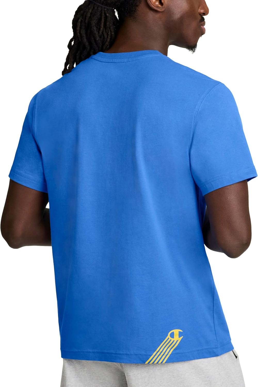 image:imageChampion Mens Classic Graphic Short Sleeve TShirt Standard Fit Modern Retro Gothic 19 GraphicNebulas Blue Champion 1919