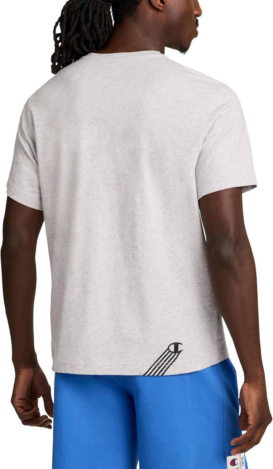image:imageChampion Mens Classic Graphic Short Sleeve TShirt Standard Fit Modern Retro Gothic 19 GraphicOxford Gray Heather Champion 1919