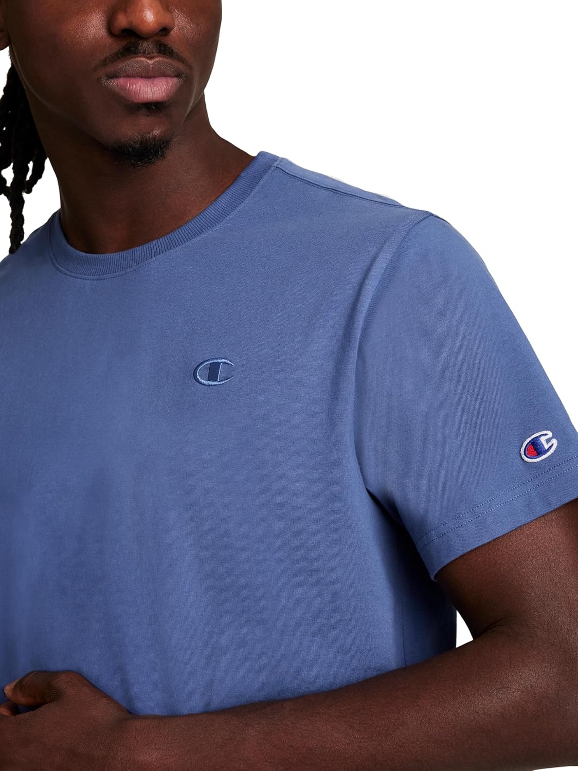 image:imageChampion Mens Classic Short Sleeve TShirt Standard Fit Midweight 100 Cotton Available in Regular and Big amp TallCoastal Fjord