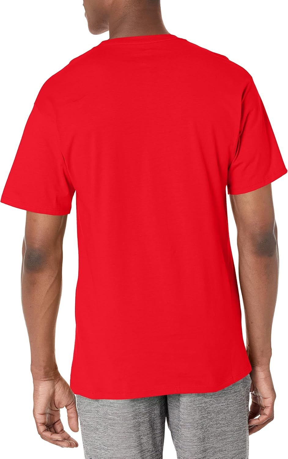 image:imageChampion Mens Classic Short Sleeve TShirt Standard Fit Midweight 100 Cotton Available in Regular and Big amp TallScarlet
