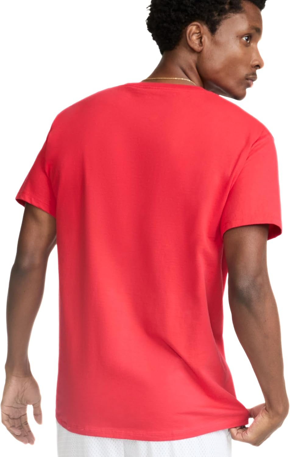image:imageChampion Mens Classic Short Sleeve TShirt Standard Fit Midweight 100 Cotton Available in Regular and Big amp TallScarlet