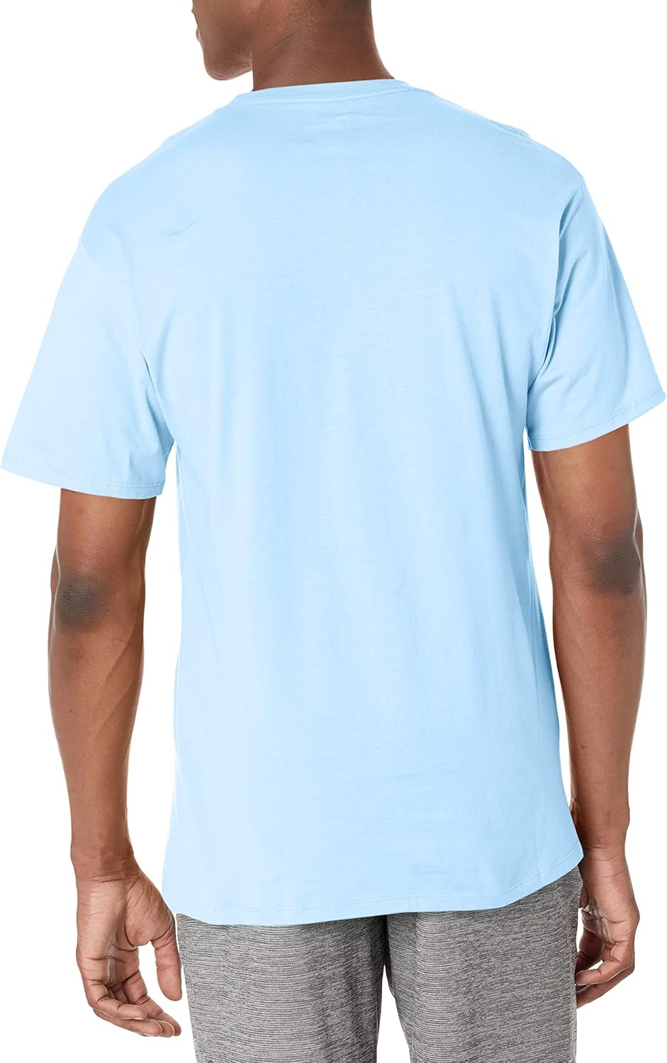 image:imageChampion Mens Classic Short Sleeve TShirt Standard Fit Midweight 100 Cotton Available in Regular and Big amp TallSwiss Blue