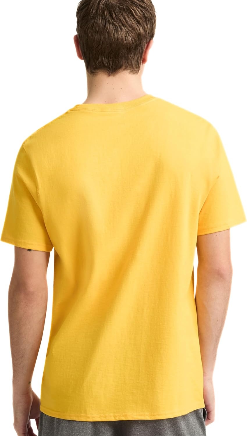 image:imageChampion Mens Classic Short Sleeve TShirt Standard Fit Midweight 100 Cotton Available in Regular and Big amp TallTeam Gold