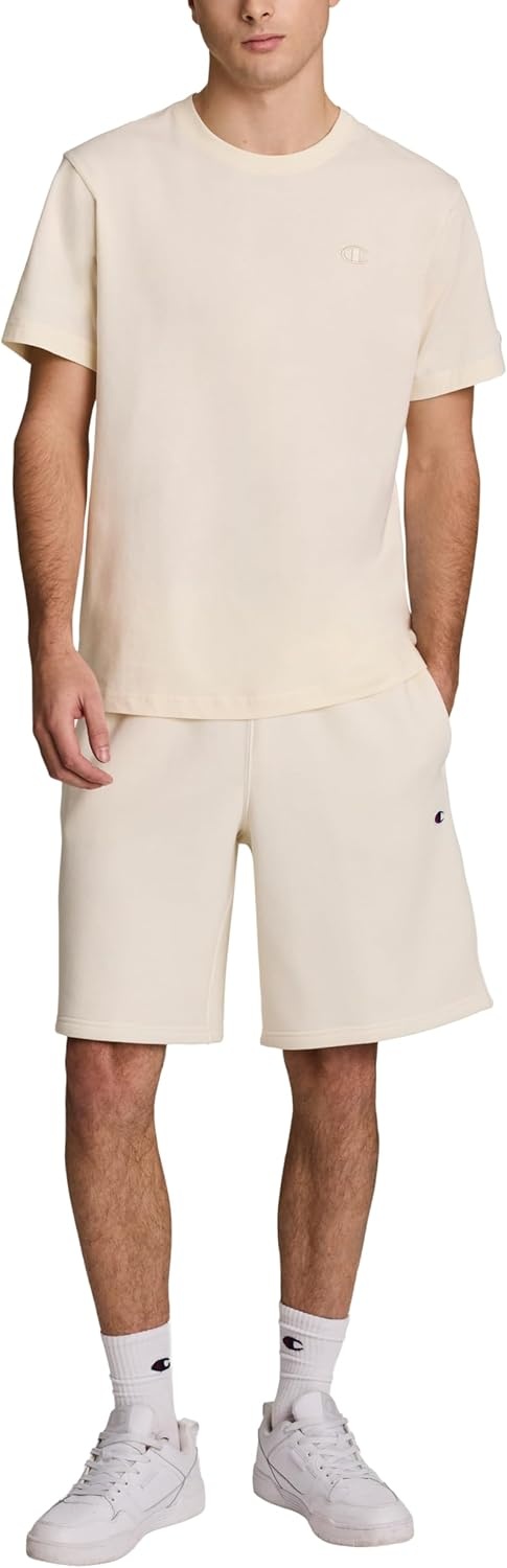 image:imageChampion Mens Classic Short Sleeve TShirt Standard Fit Midweight 100 Cotton Available in Regular and Big amp TallUnbleached Cotton