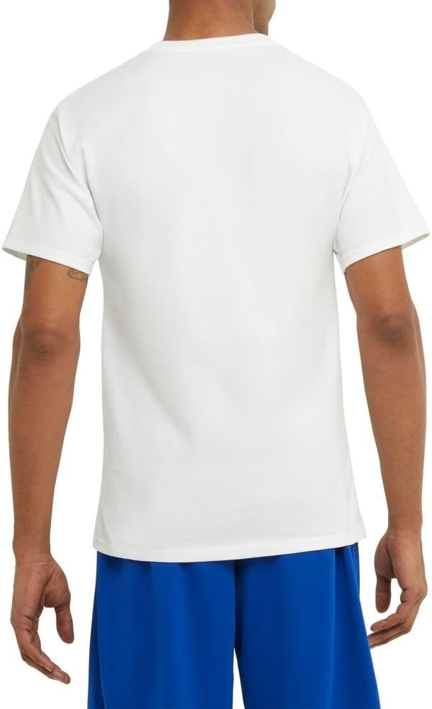 image:imageChampion Mens Classic Short Sleeve TShirt Standard Fit Midweight 100 Cotton Available in Regular and Big amp TallWhite C Logo