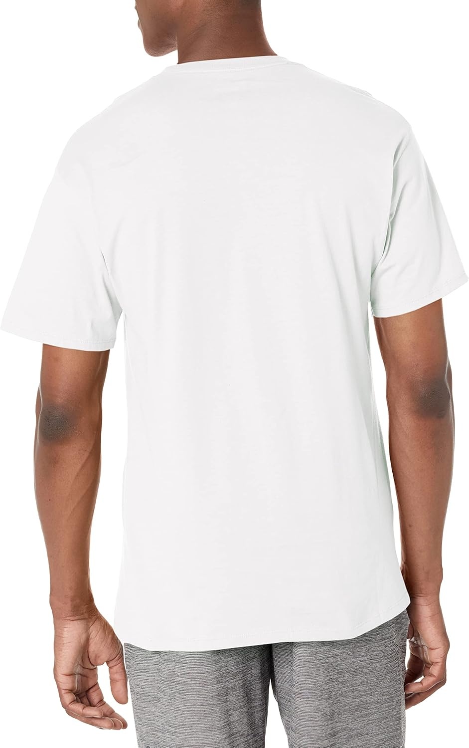 image:imageChampion Mens Classic Short Sleeve TShirt Standard Fit Midweight 100 Cotton Available in Regular and Big amp TallWhite C Logo