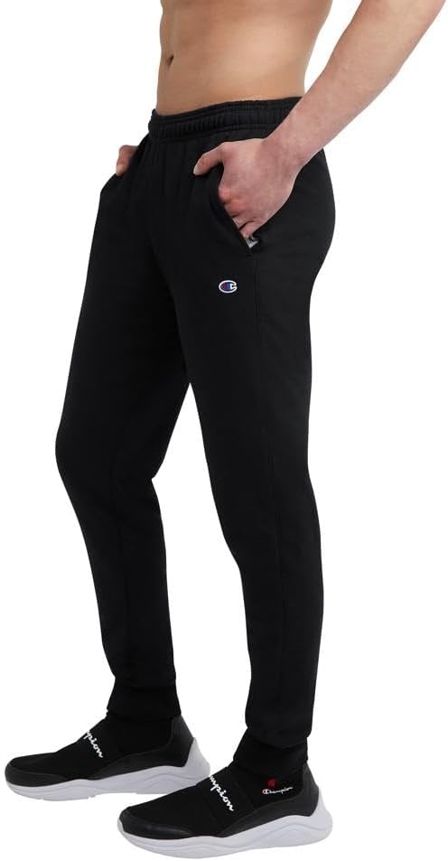 image:imageChampion Mens Fleece Joggers Sweatpants Standard Fit Midweight Fleece Available in Regular and Big amp TallBlack