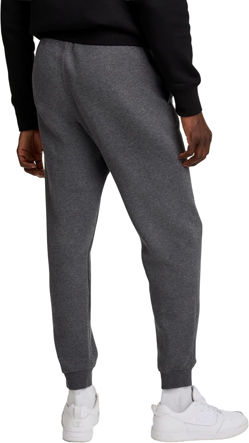 image:imageChampion Mens Fleece Joggers Sweatpants Standard Fit Midweight Fleece Available in Regular and Big amp TallGranite Heather C Patch Logo