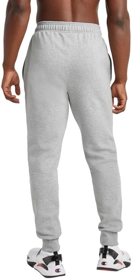 image:imageChampion Mens Fleece Joggers Sweatpants Standard Fit Midweight Fleece Available in Regular and Big amp TallPlatinum Silver Heather