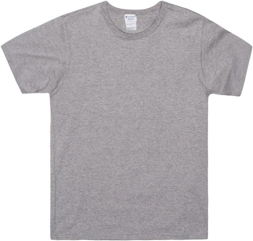image:imageChampion Mens Heritage Short Sleeve Tee Mens TShirts Vintage Shirts Mens Tee Shirts GraphicsOxford Gray