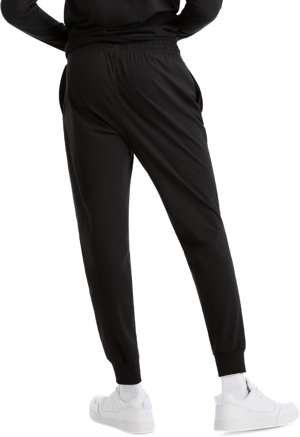 image:imageChampion Mens Joggers Everyday Cotton Lightweight Lounge Knit Pants for Men 31Black C Logo