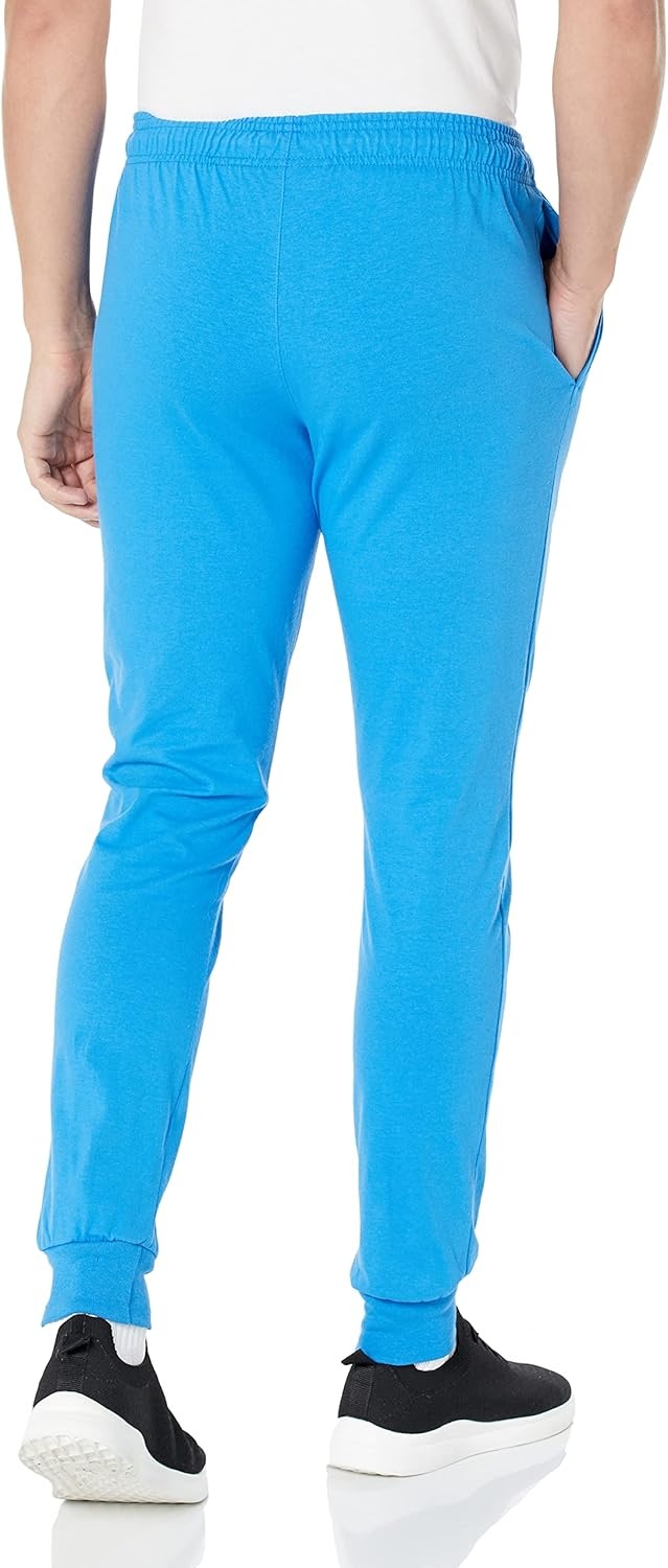 image:imageChampion Mens Joggers Everyday Cotton Lightweight Lounge Knit Pants for Men 31Blue JayWhiteValiant Script