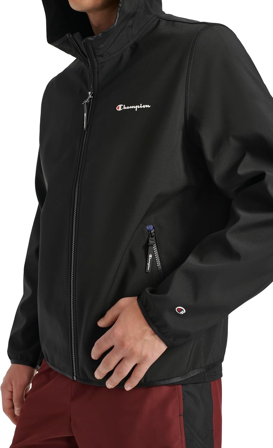 image:imageChampion Mens Lightweight Active Soft Shell Jacket With HoodBlack