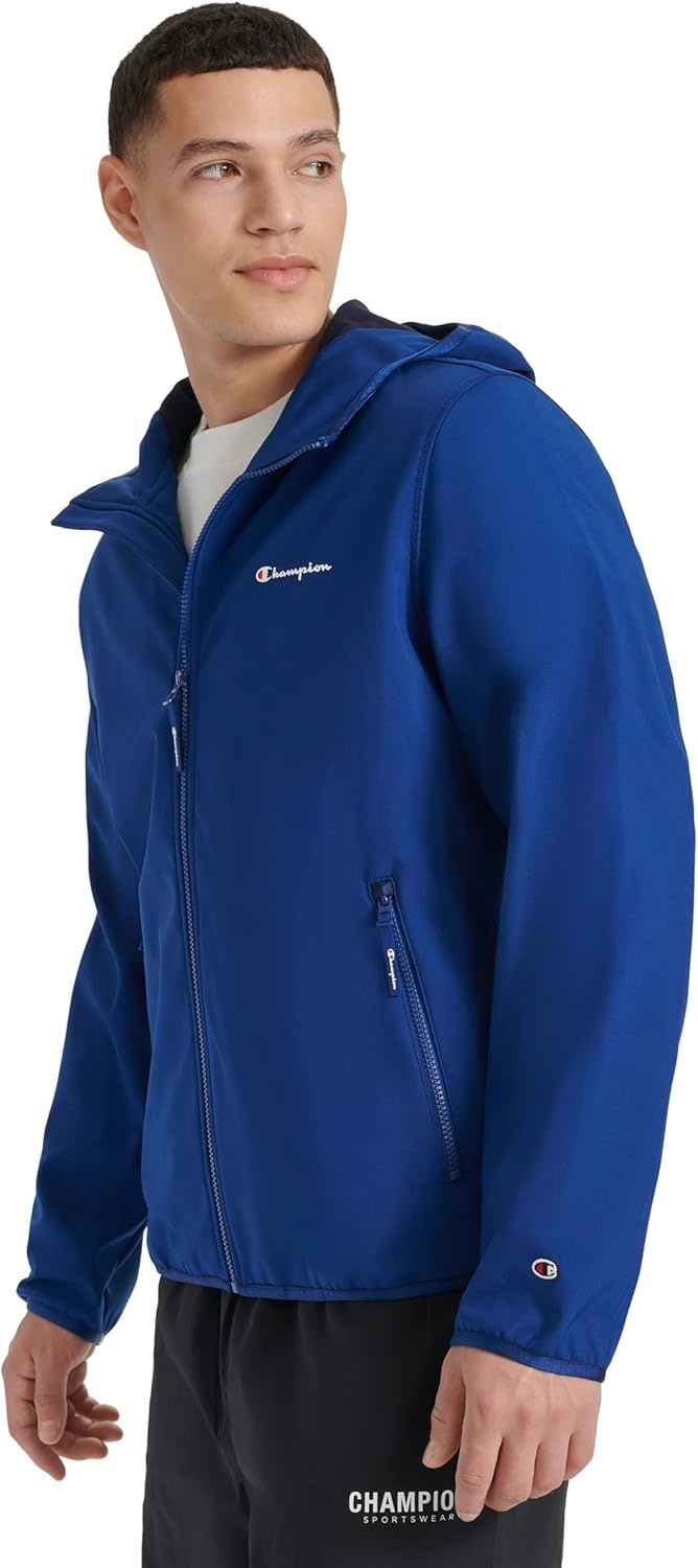 image:imageChampion Mens Lightweight Active Soft Shell Jacket With HoodBlue