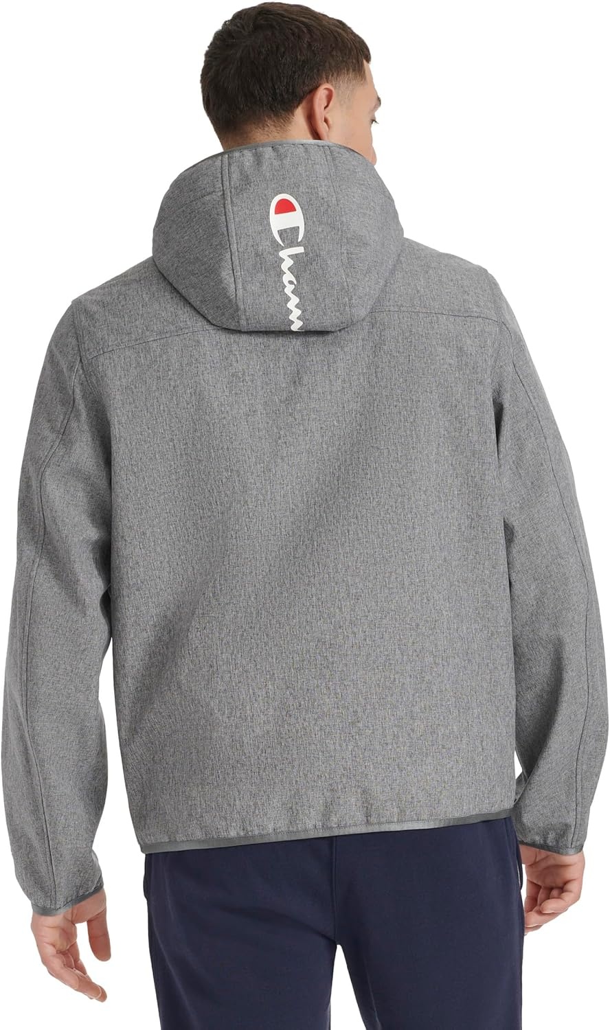 image:imageChampion Mens Lightweight Active Soft Shell Jacket With HoodHeather Grey