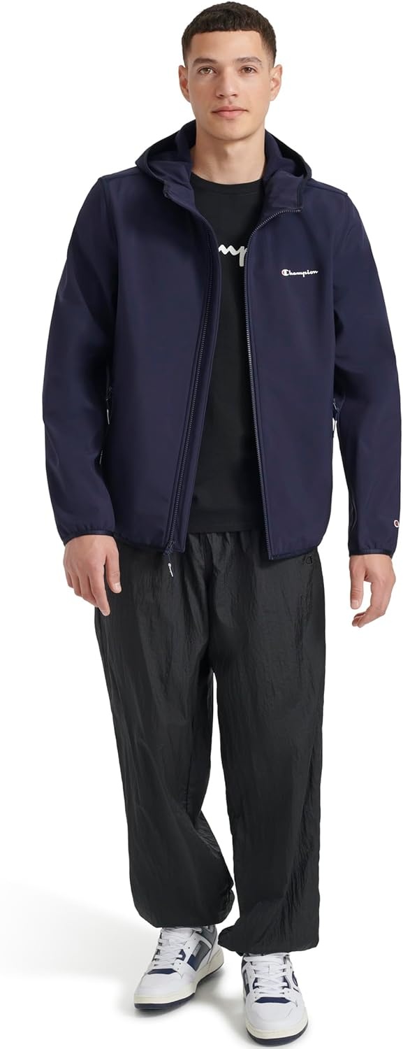 image:imageChampion Mens Lightweight Active Soft Shell Jacket With HoodPeacoat